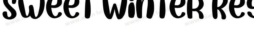 Sweet Winter Regular字体转换